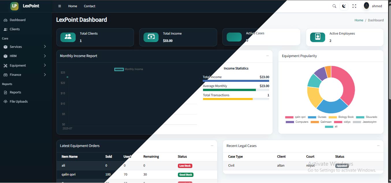 LexPoint — Legal and Business Management System